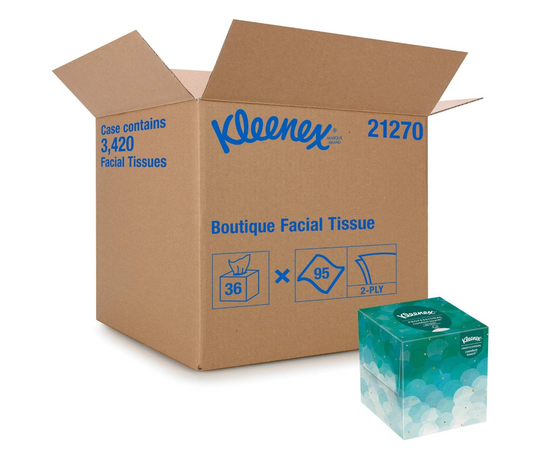 KLEENEX Facial Tissue in Boutique Pop-Up Box