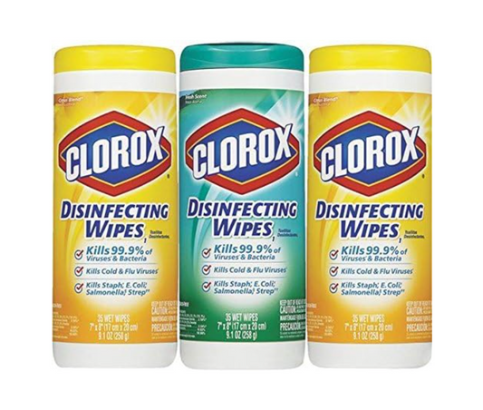 Clorox Disinfecting Wipes, Cleaning Wipes without Bleach - 3 Pack