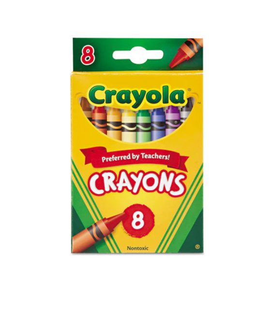 Crayola Classic Color Crayons, 8 Colors/Pack