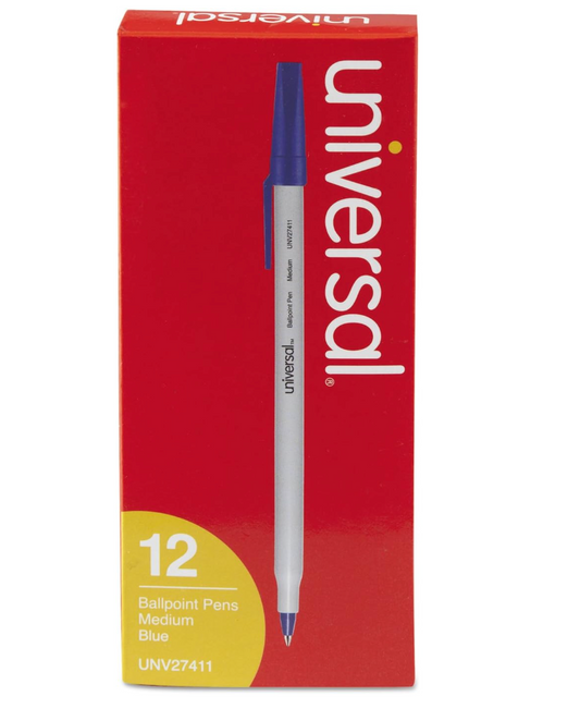 Universal Ballpoint Stick Oil-Based Pen, Blue