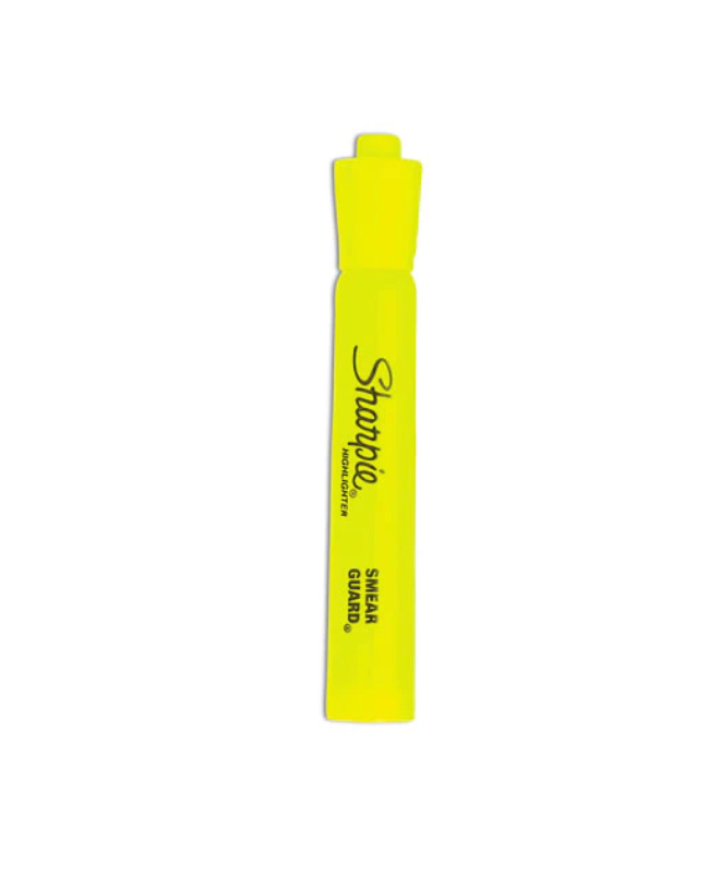 Sharpie Accent Tank Style Highlighters (Fluorescent Yellow Ink)