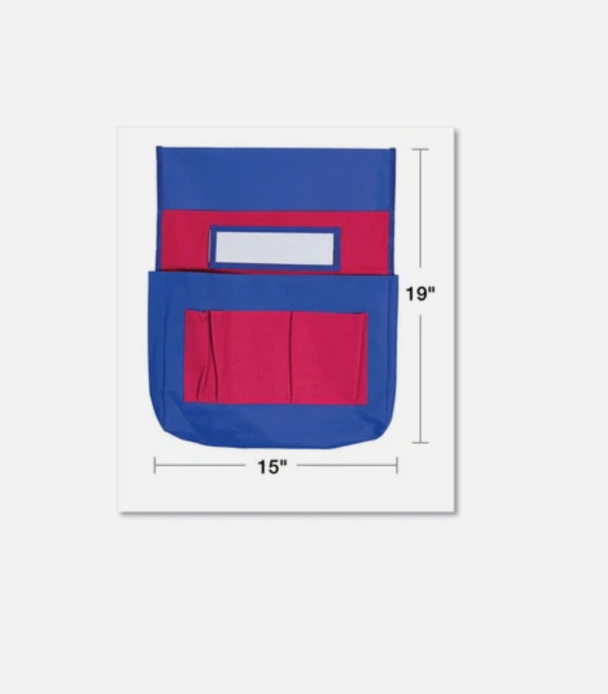 Carson-Dellosa 15" x 19" Chairback Buddy Pocket Chart