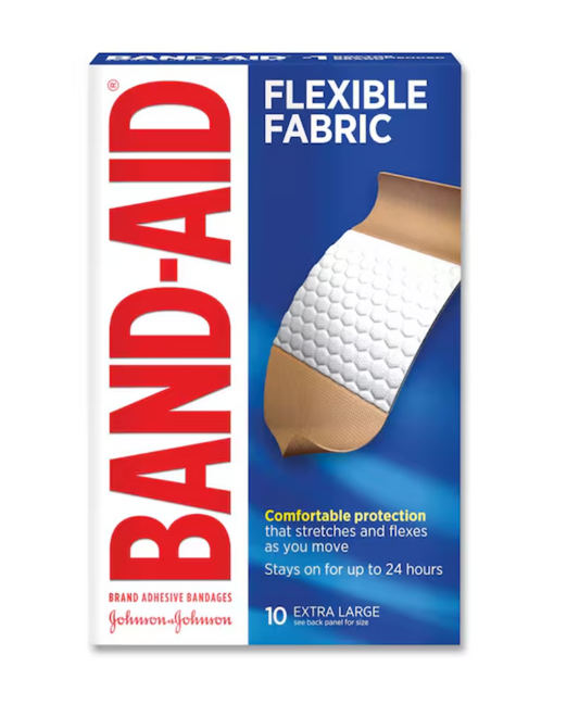Flexible Fabric Extra Large Adhesive Bandages