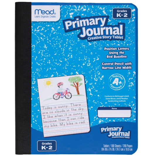 Mead Primary Journal Half Page Ruled (100 Sheets)